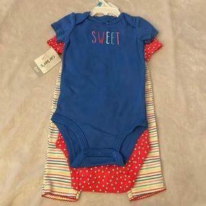 Carters 3 pc outfit